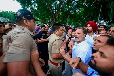 'Dragged', 'heroism', 'TV visuals': X explodes after Rahul Gandhi's detention