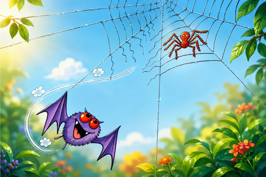 spider and bat