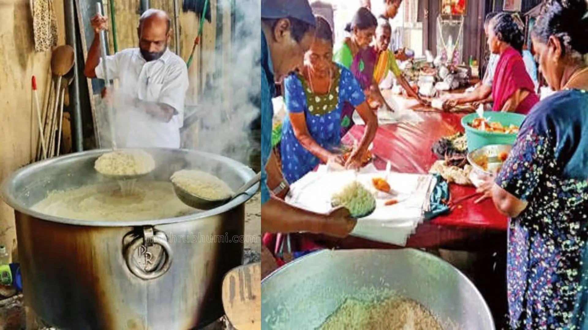 ജൂഡ്സണ് അടുക്കളയില്, സഹപ്രവര്ത്തകര് ചോറുപൊതികള് ഒരുക്കുന്നു