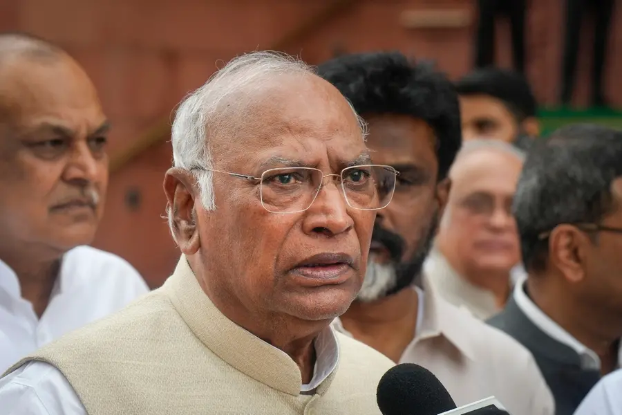 Leader of Opposition in the Rajya Sabha Mallikarjun Kharge