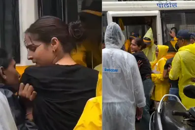 'Tell me where you are taking us': Actress Ayesha Khan detained by Mumbai Police