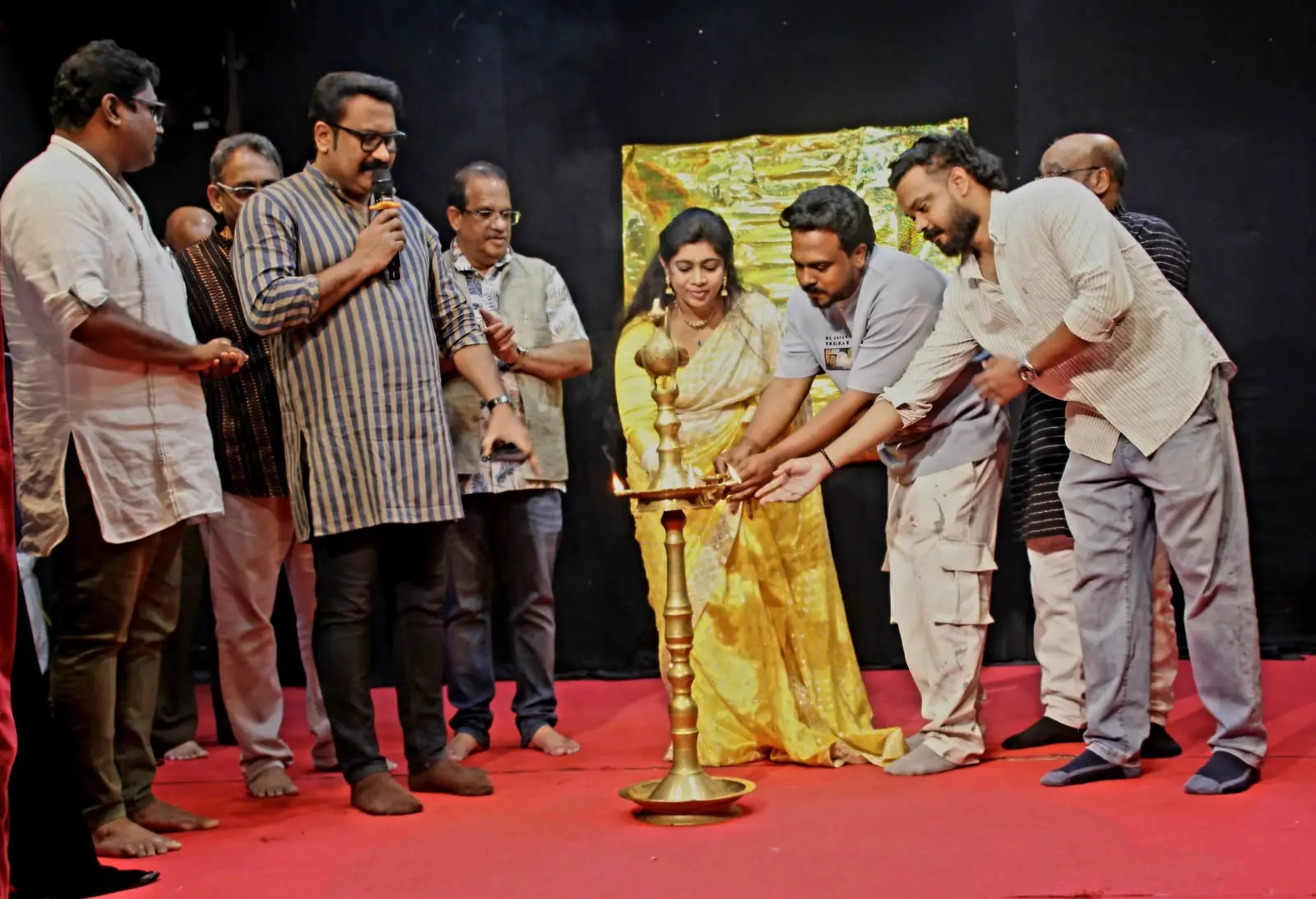 'മിഷന്‍ 2040' ഹ്രസ്വ ചിത്രത്തിന്റെ ടൈറ്റില്‍ റിലീസ് ചടങ്ങില്‍നിന്ന് | ഫോട്ടോ: അറേഞ്ച്ഡ്‌