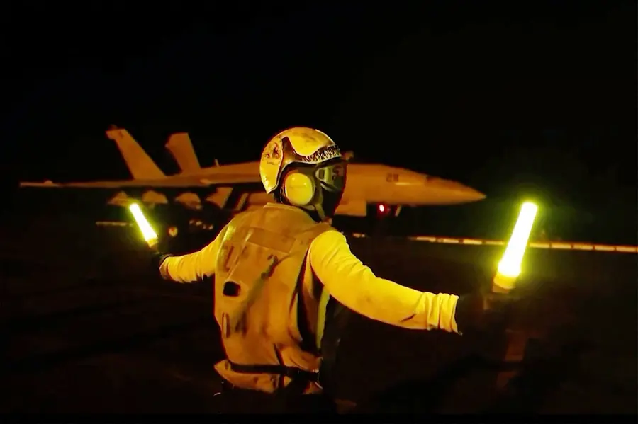 Handout video footage released by the US Central Command (CENTCOM) shows US forces launching what the military says are precision strikes targeting Iranian military capabilities