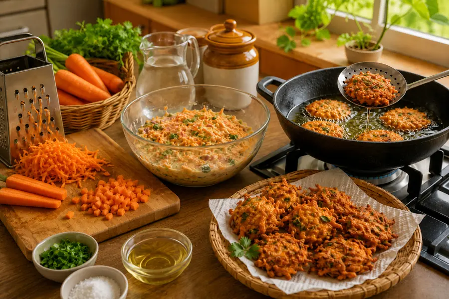 carrot pakkoda