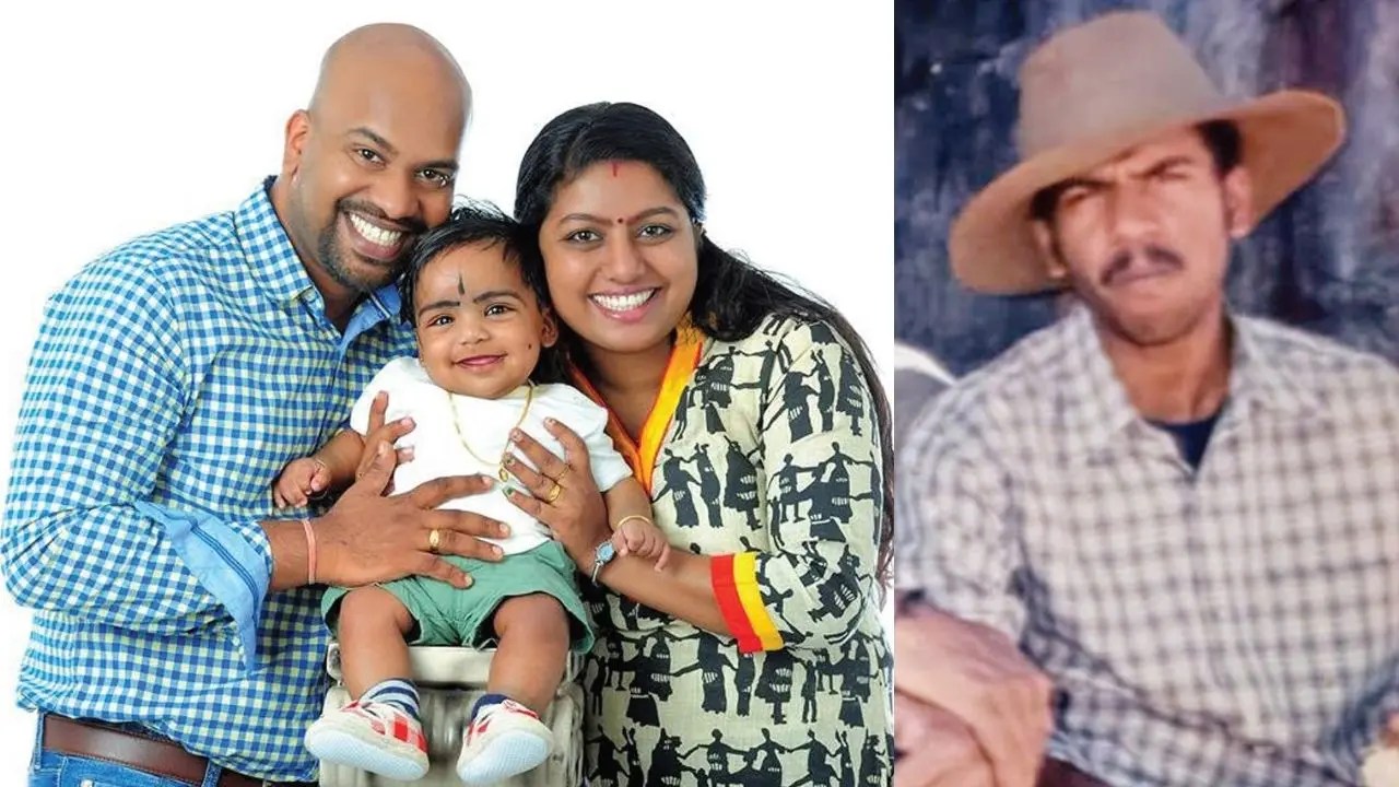 അനീഷ് ഭാര്യ ഡോ. സംഗീതയ്ക്കും ഇളയകുട്ടി കാർത്ത്യായനിക്കുമൊപ്പം | അനീഷ് കോട്ടയം ഗവ.കോളേജിലെ പഠനകാലത്ത്
