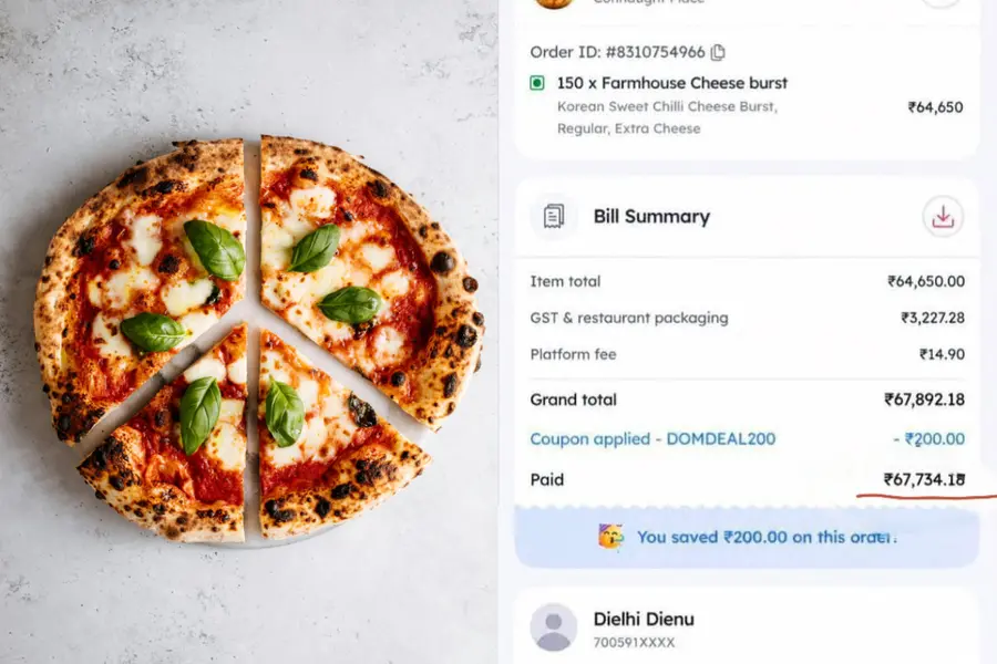 Nagaland man sends ₹68,000 worth of Domino's pizzas to Jantar Mantar students in viral show of solidarity