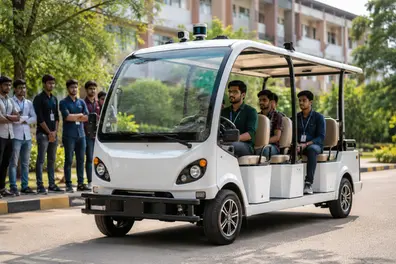 Mangaluru engineering students develop AI-powered self-driving electric vehicle