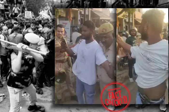 തോക്കുമായി സിജെപി സമരവേദിയിലെത്തിയ യുവാവ് പിടിയിലെന്ന പ്രചാരണം വ്യാജം | Fact Check