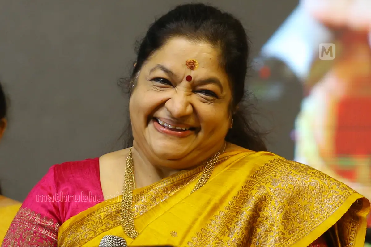കെ.എസ്. ചിത്ര ഫോട്ടോ: അരുൺ കൃഷ്ണൻകുട്ടി