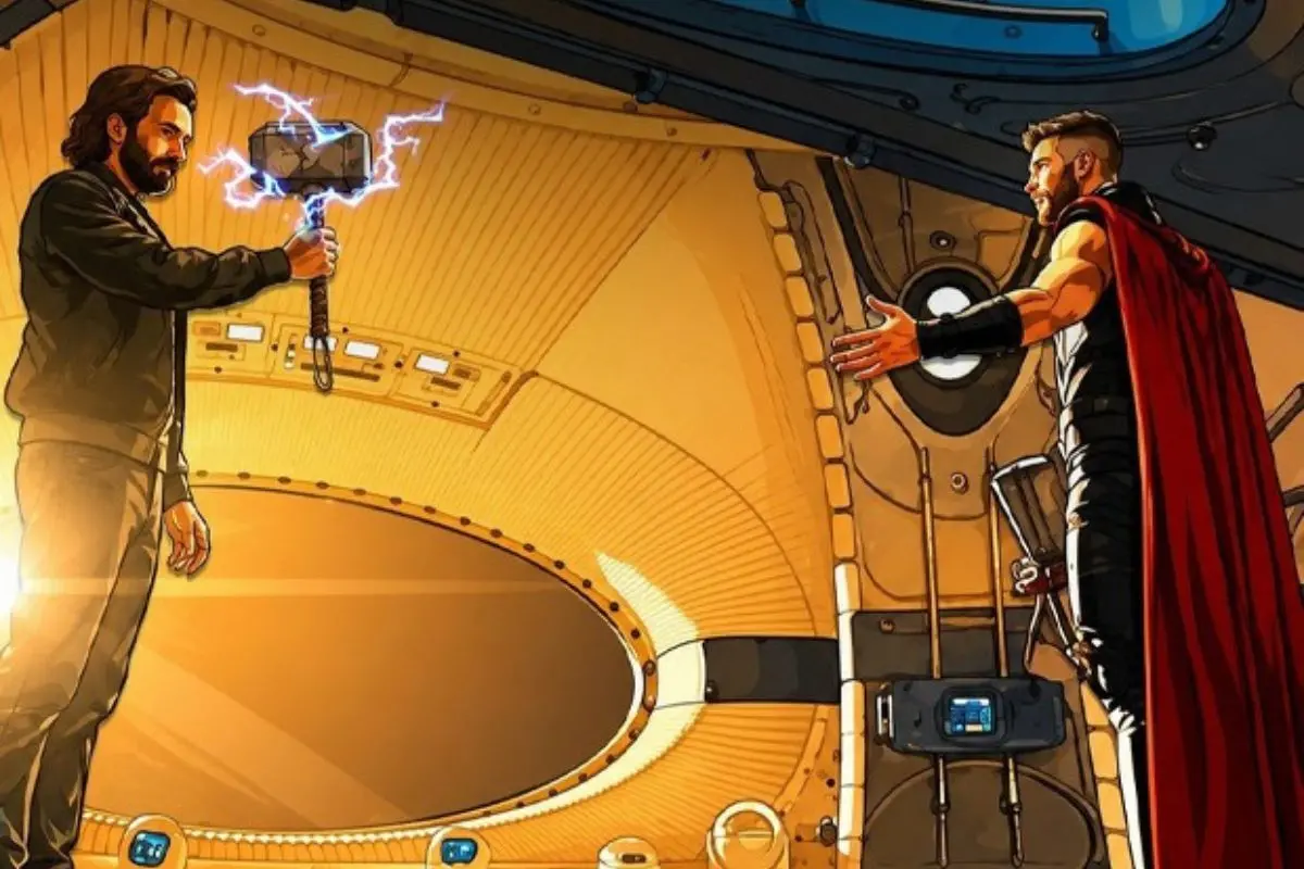 IRCTC puts a Marvel spin on train bookings, reimagining Thor and Steve Rogers' emotional 'Avengers: Doomsday' reunion. (Photo: Instagram)