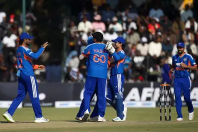 India get first T20I series win under skipper Iyer, beat Zimbabwe by 90 runs in 2nd T20I