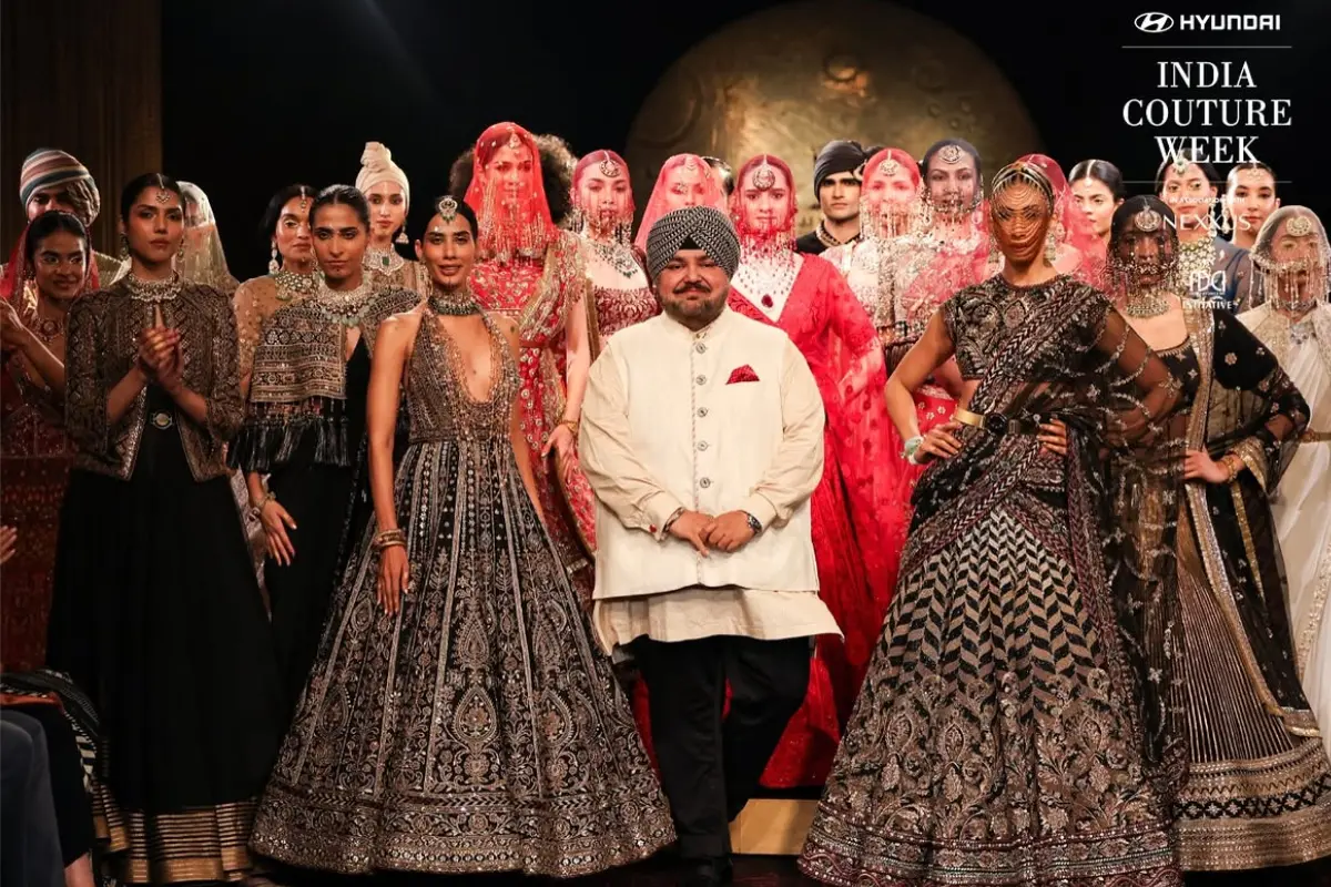 JJ Valaya presents Siddi, a couture collection inspired by the history and cultural journey of India's Siddi community, at ICW 2026 | Photos: Instagram/@fdci