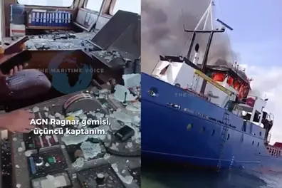 Merchant ship MV AGN Ragnar struck at Odesa Port in Ukraine: Four Indian crew members onboard | WATCH