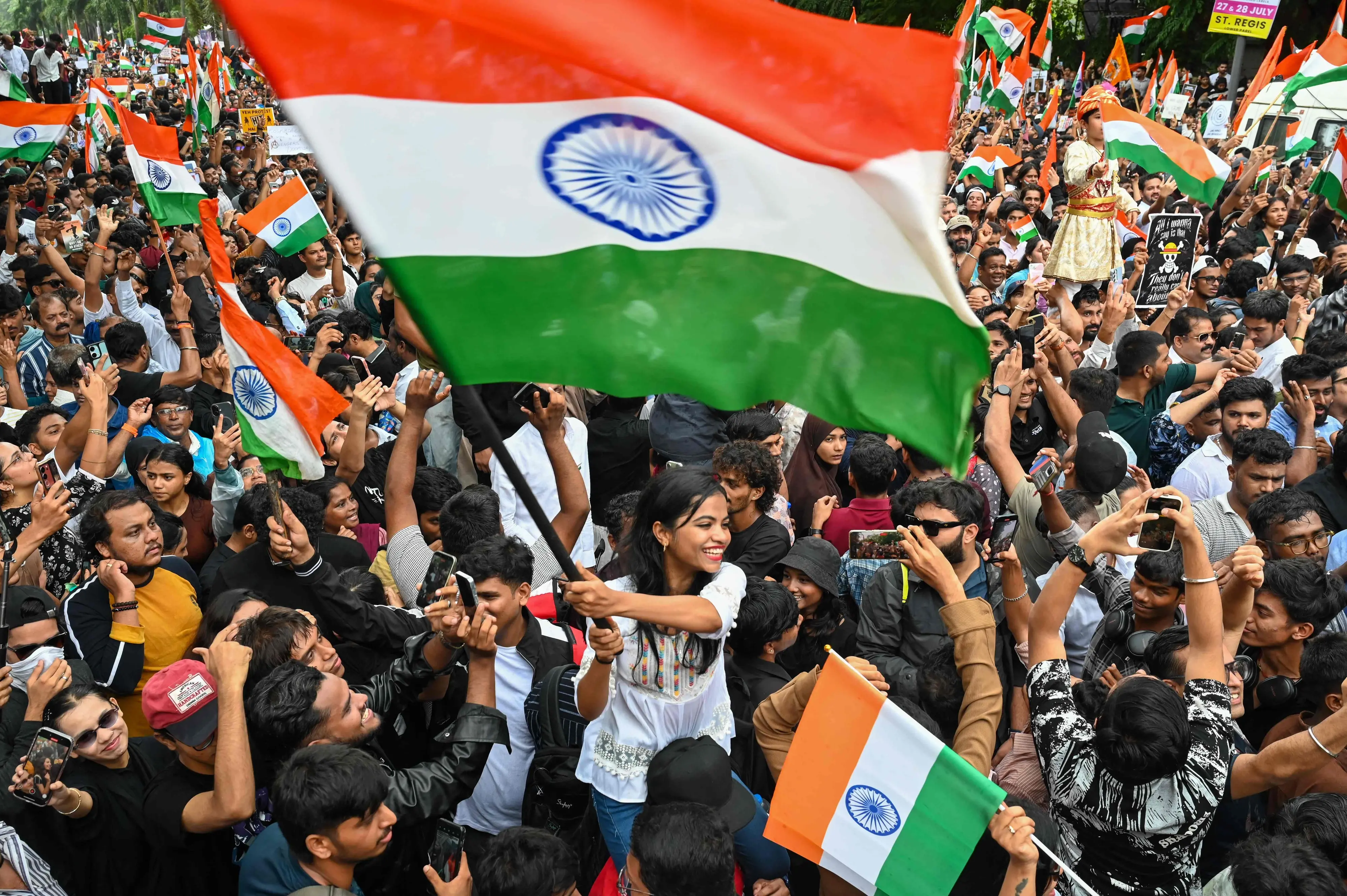 ഡൽഹിയിലെ സിജെപി പ്രതിഷേധ സമരത്തിൽ നിന്ന് | Photo: AFP