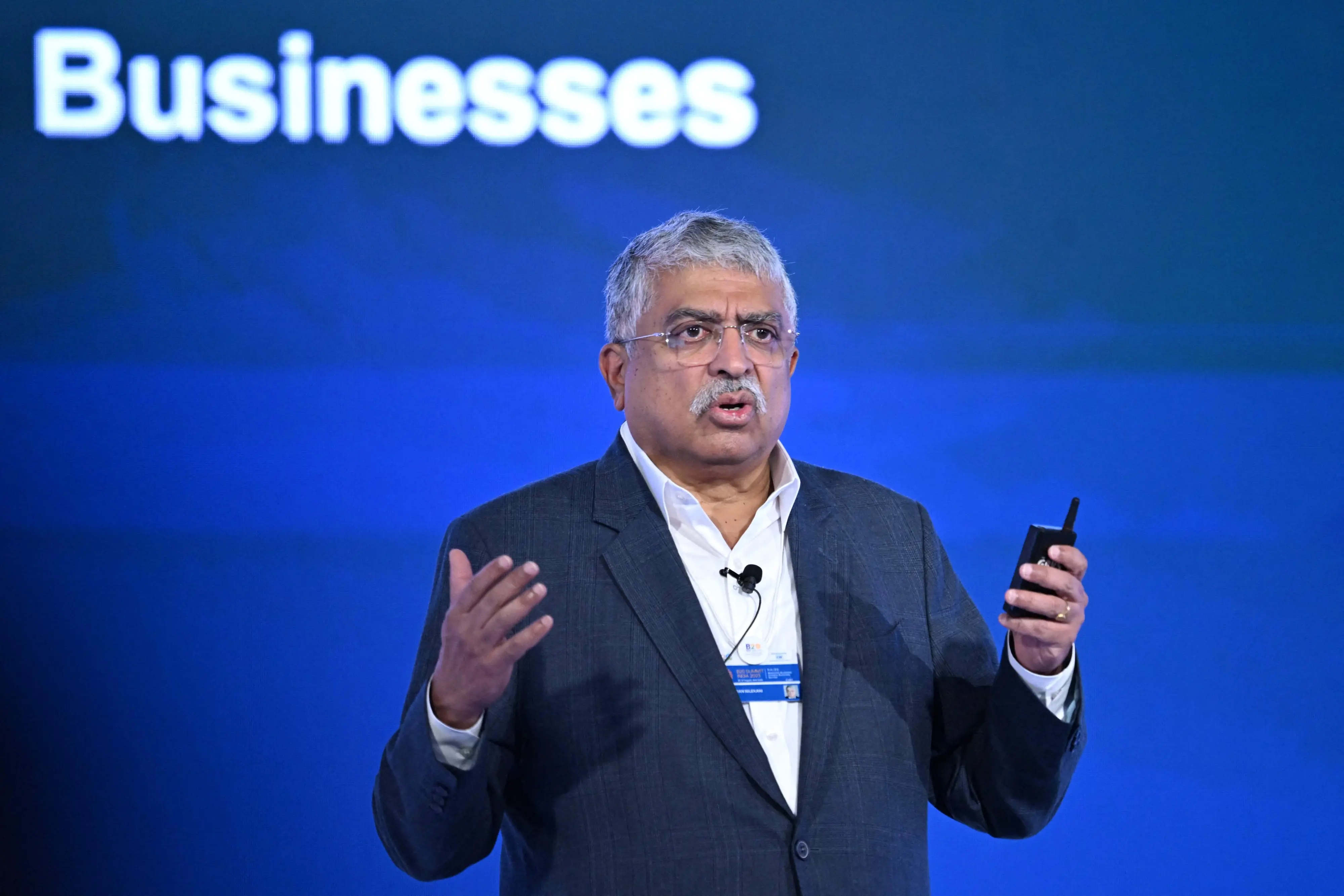 Nandan Nilekani, Chairman and Co-Founder of Infosys and Founding Chairman of UIDAI (Aadhaar).| Photo: AFP