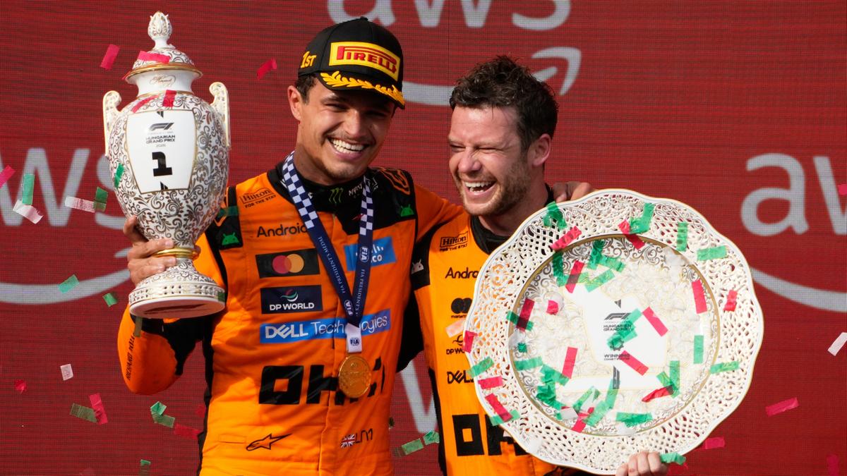 Lando Norris wins 2026 Hungarian Grand Prix as Kimi Antonelli extends lead