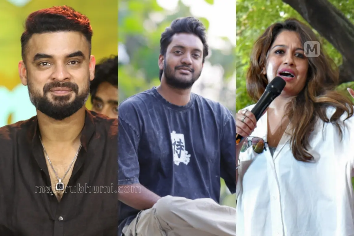 ടൊവിനോ തോമസ്, ചന്തു സലിംകുമാർ, രഞ്ജിനി ഹരിദാസ് | Photo: Mathrubhumi, PTI