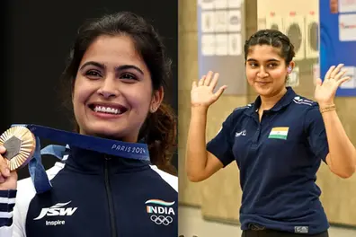 Esha wins gold, Manu Bhaker bags bronze in India's double medal show