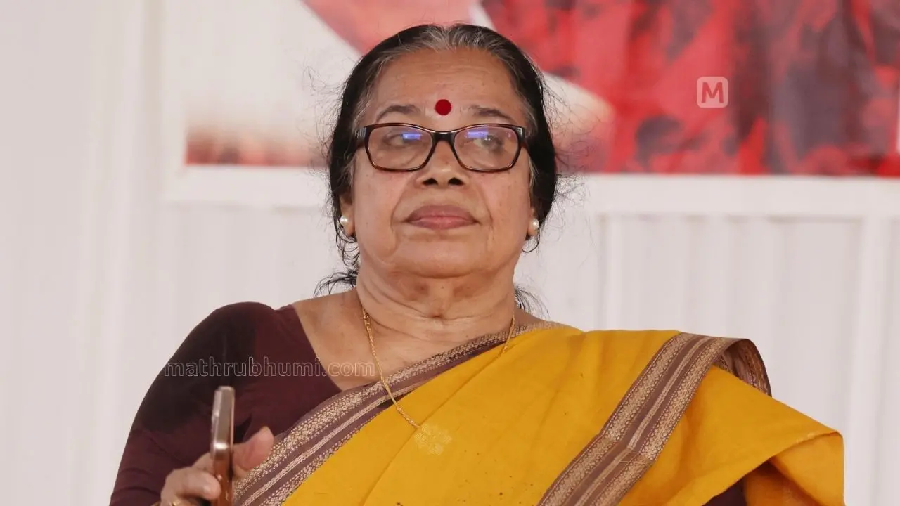 പി.കെ. ശ്രീമതി | ചിത്രം: ലതീഷ് പൂവത്തൂർ / മാതൃഭൂമി