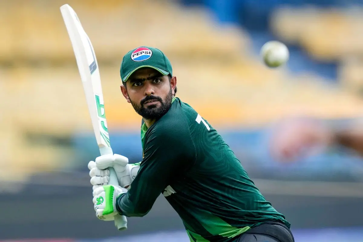 Babar Azam during practice session. | Photo: PTI