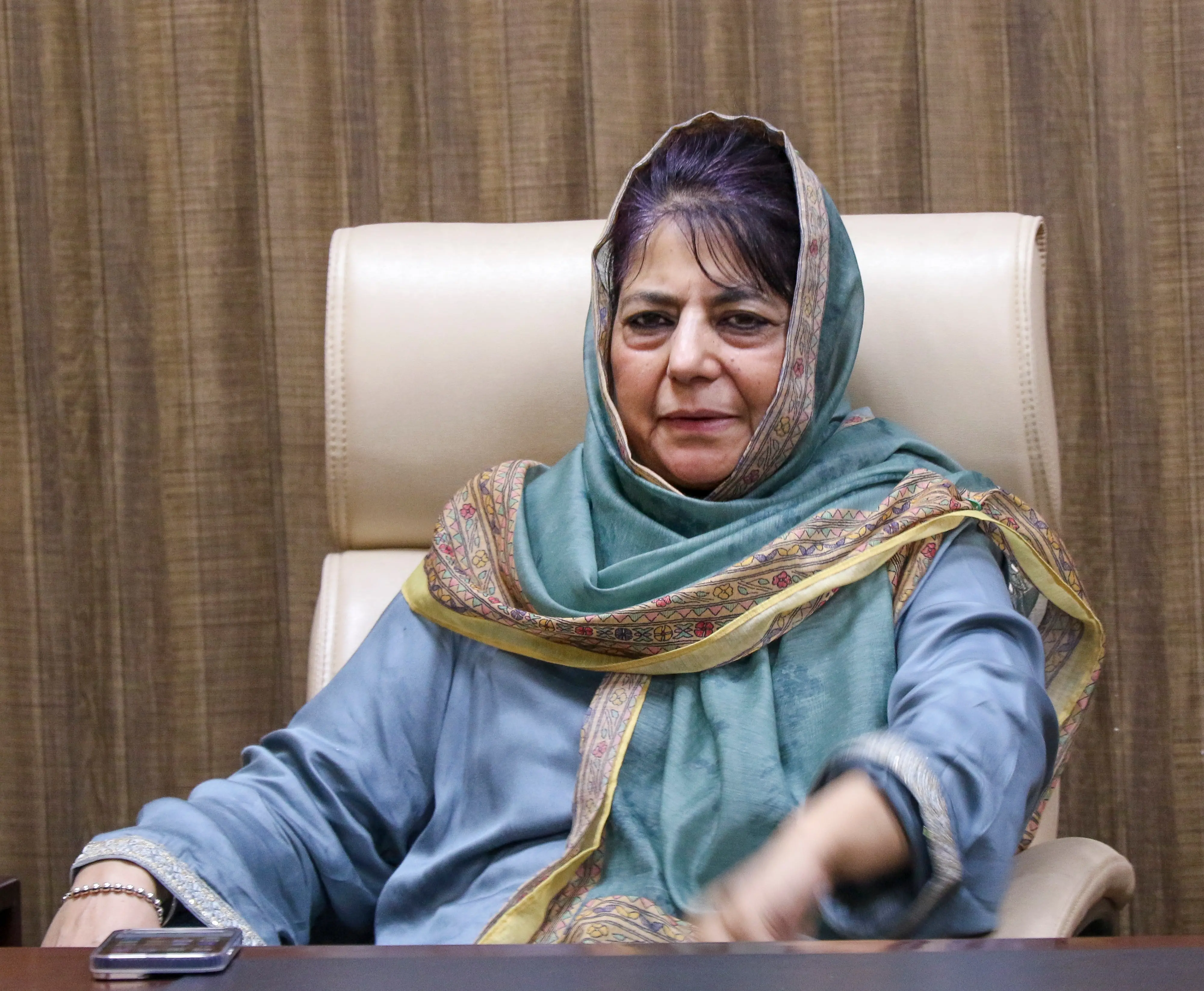 PDP chief Mehbooba Mufti