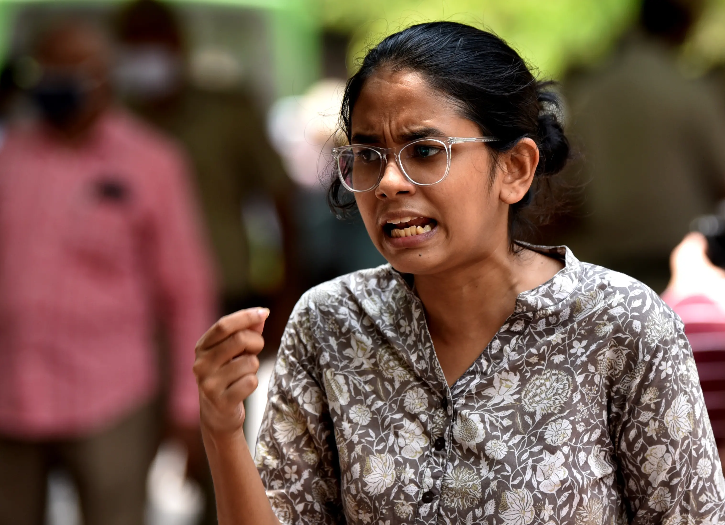 SFI leader and former JNU Students' Union president Aishe Ghosh.| Photo: PTI