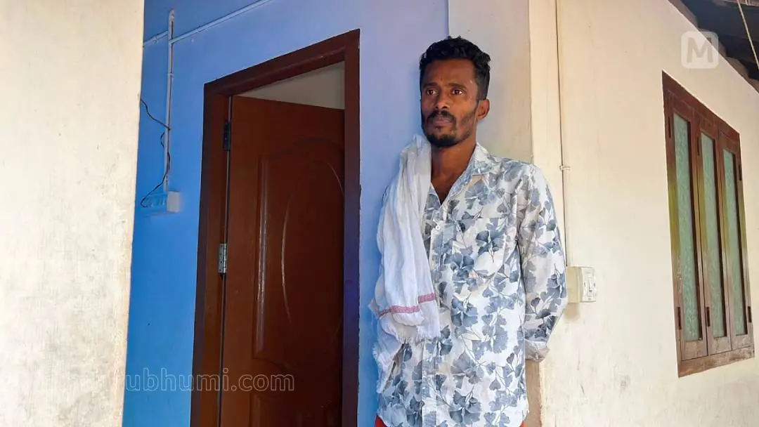 വിശ്വനാഥന് വാടക വീടിന് മുന്നില്|ഫോട്ടോ:ഷഹീര് സി.എച്ച്