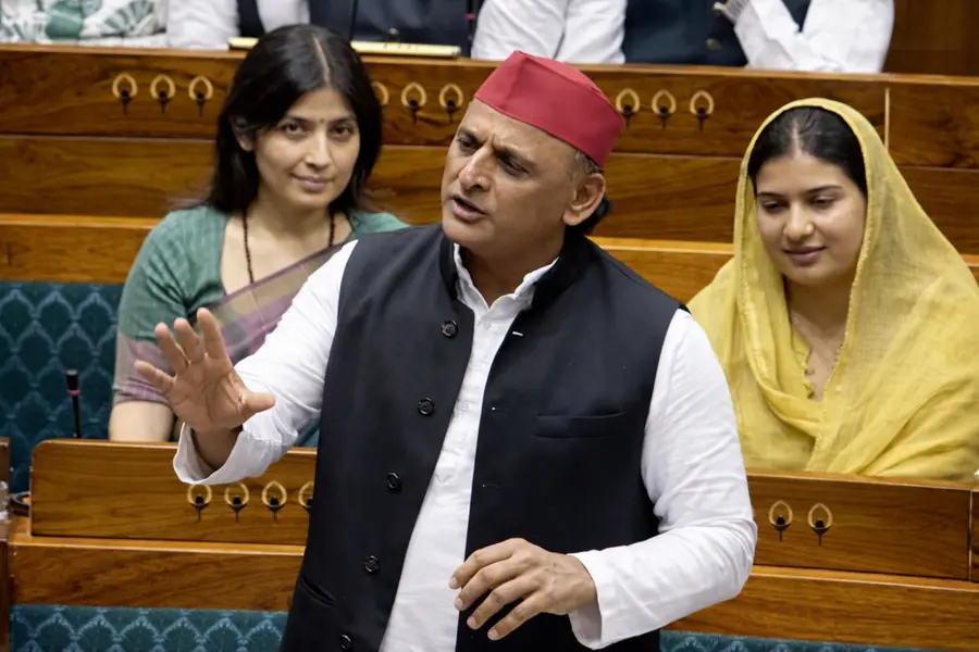 Akhilesh Yadav attacks BJP in Parliament over exam paper leak controversy and Education Minister's exit