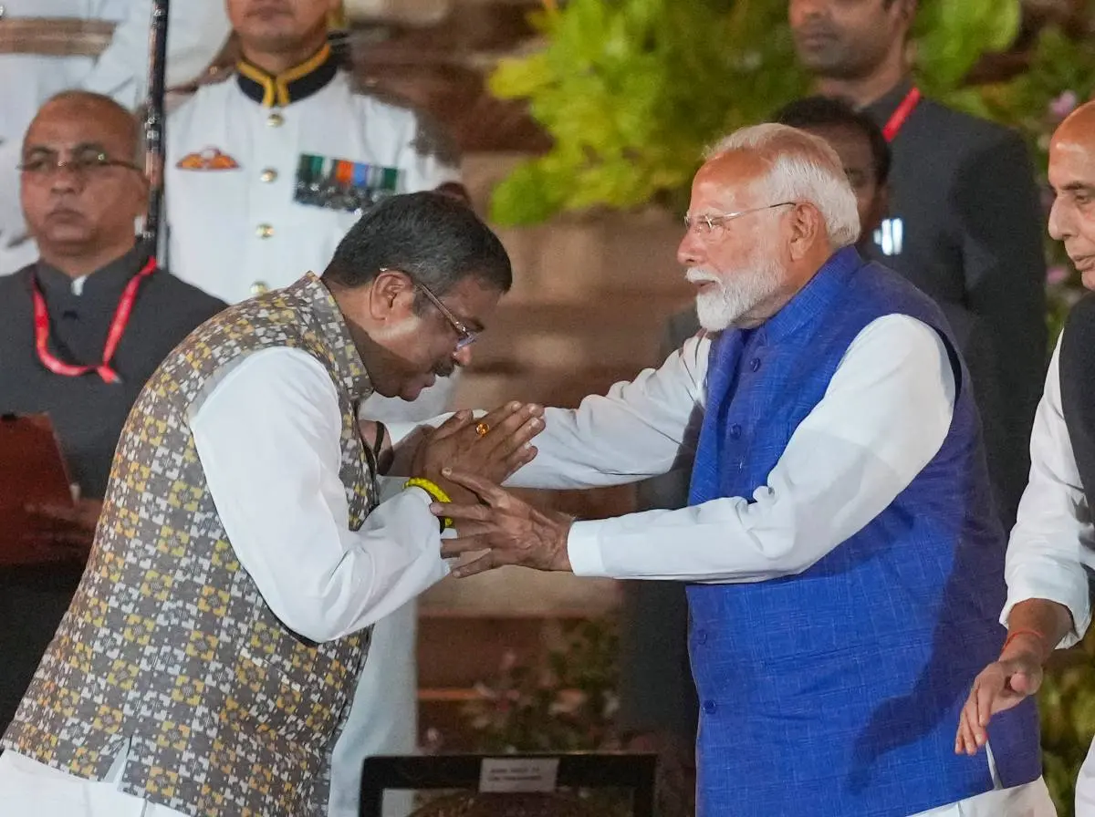 ധര്മേന്ദ്ര പ്രധാന് പ്രധാനമന്ത്രി നരേന്ദ്ര മോദിയ്ക്കൊപ്പം (ഫയല്) |ഫോട്ടോ:PTI