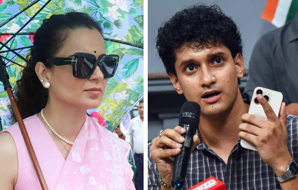 കങ്കണ റണാവത്ത്, സൗരവ് ദാസ് | ഫോട്ടോ: എഎൻഐ
