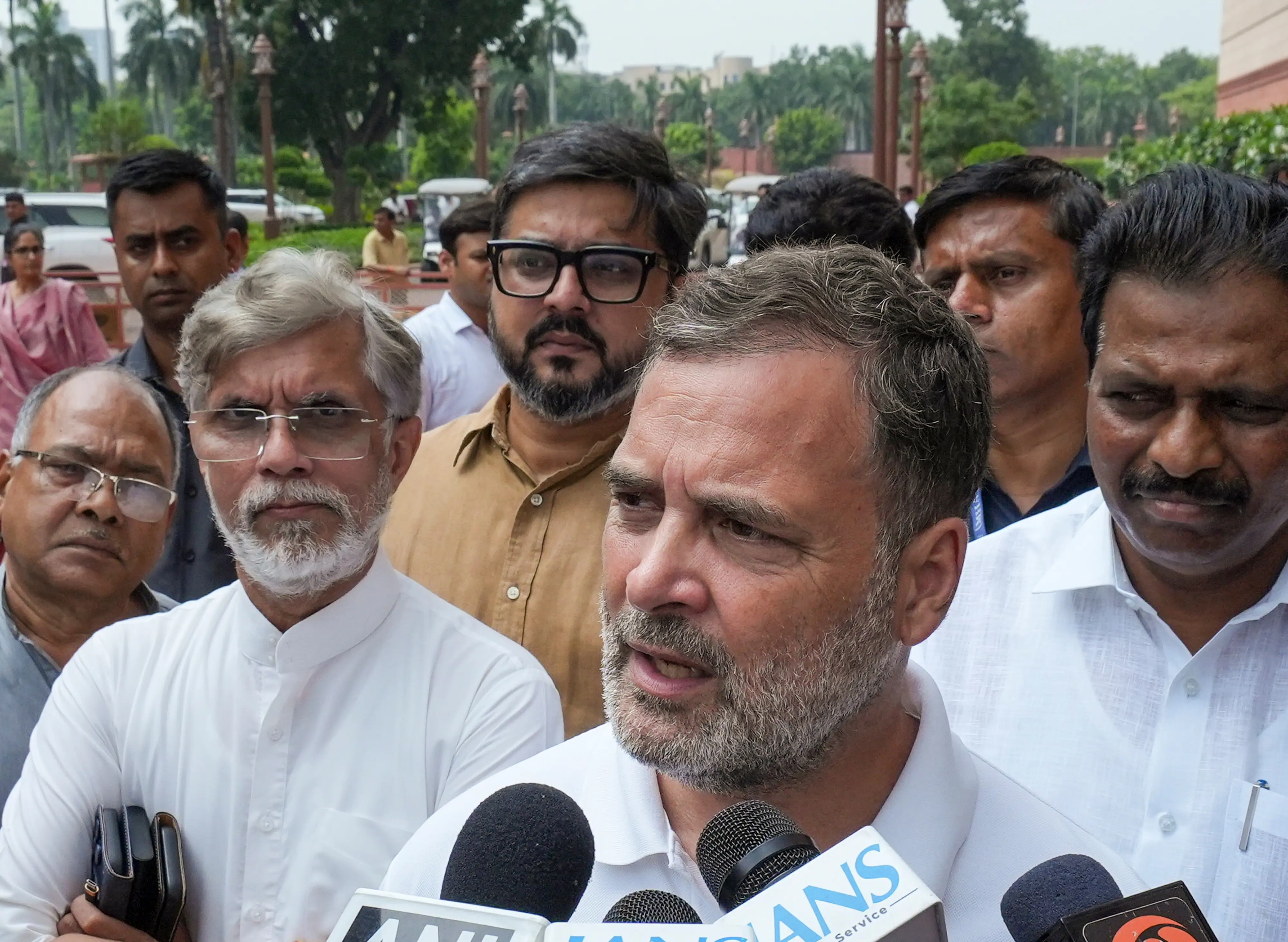 Leader of Opposition in the Lok Sabha Rahul Gandhi