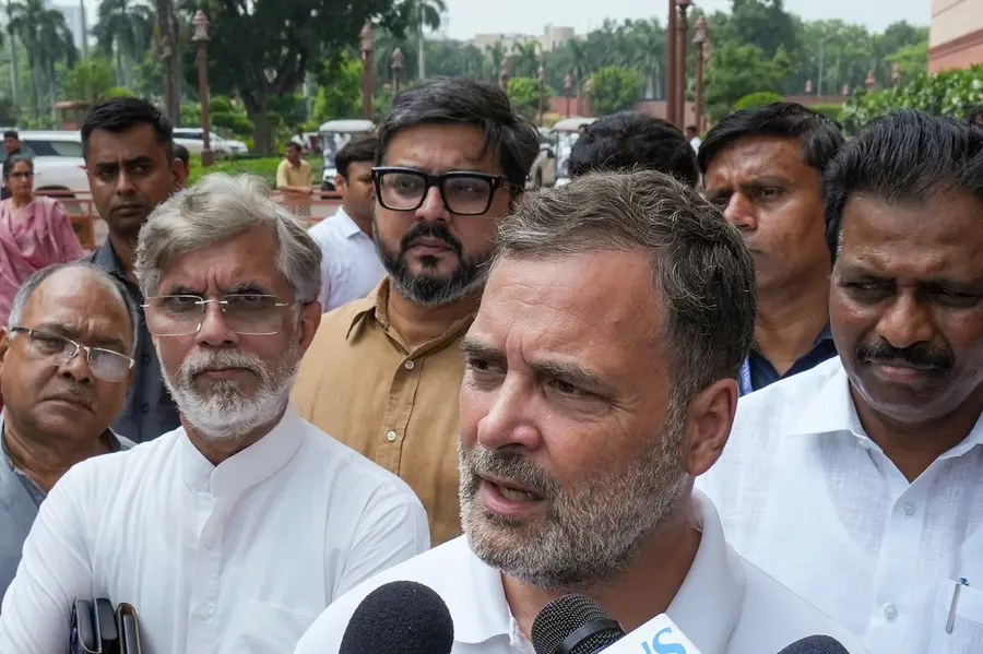 Leader of Opposition in the Lok Sabha Rahul Gandhi
