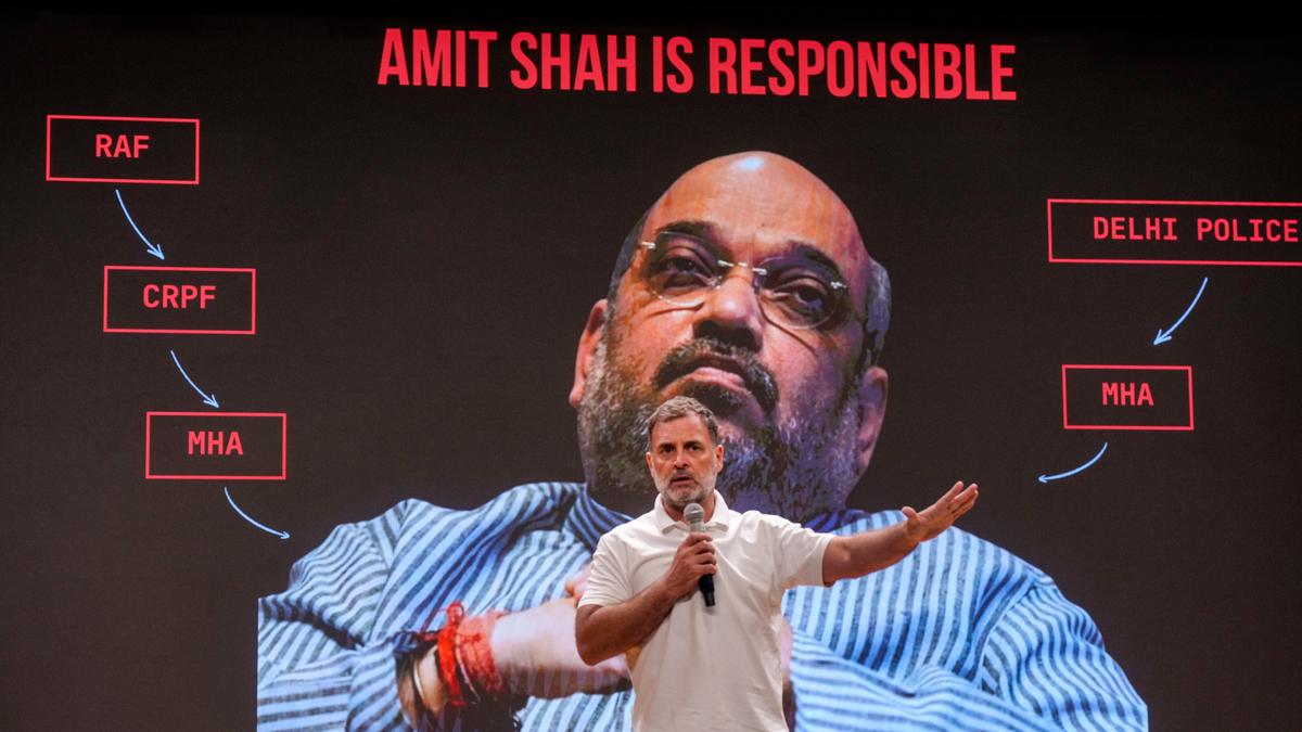 ‘Andhbhakt’, ‘pellet gun’: Rahul Gandhi’s remarks on Amit Shah removed from Lok Sabha record