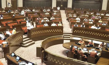 Rajya Sabha. (Photo: IANS)