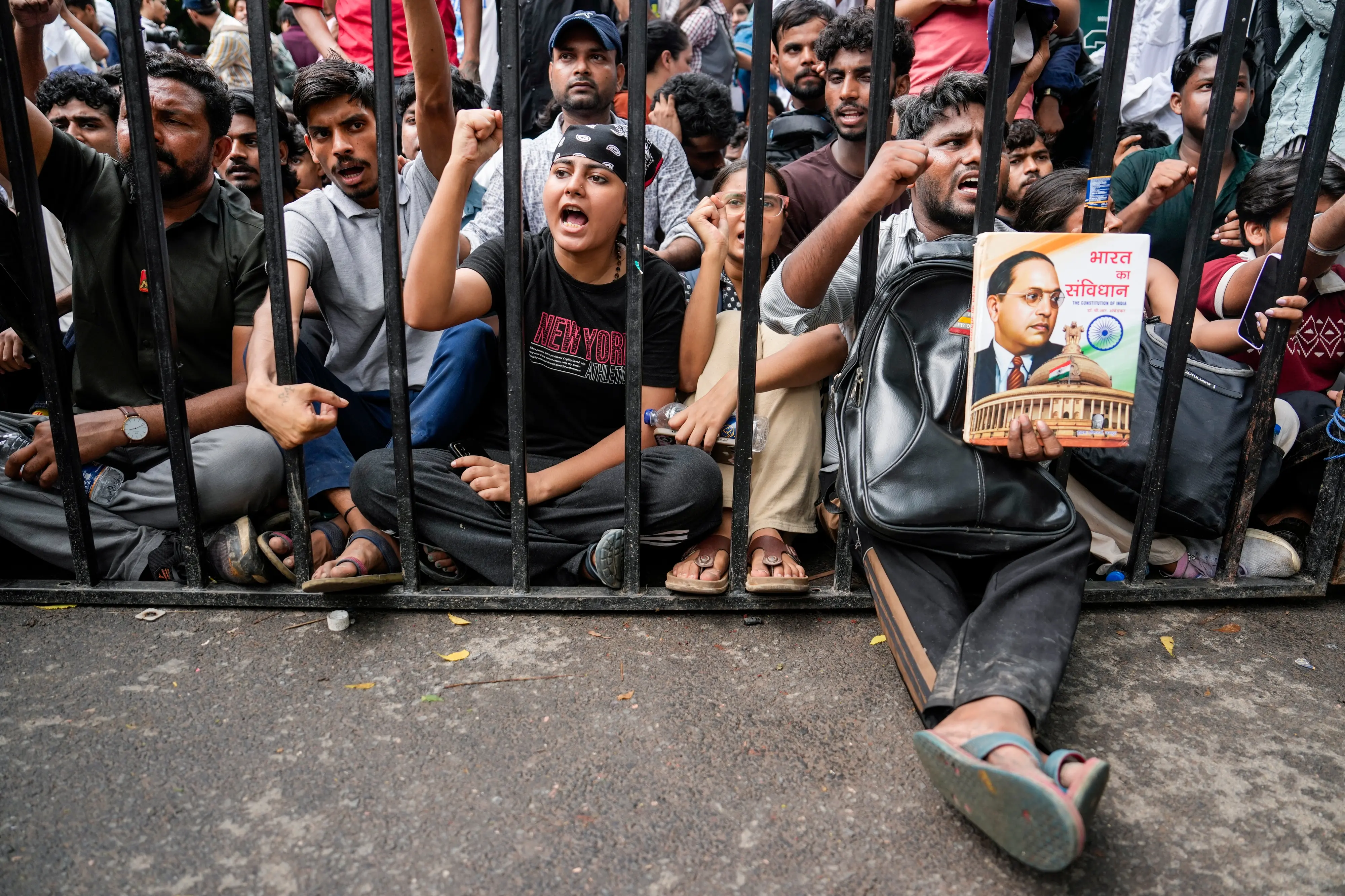 സിജെപി പ്രതിഷേധത്തിൽനിന്ന് | File Photo: PTI