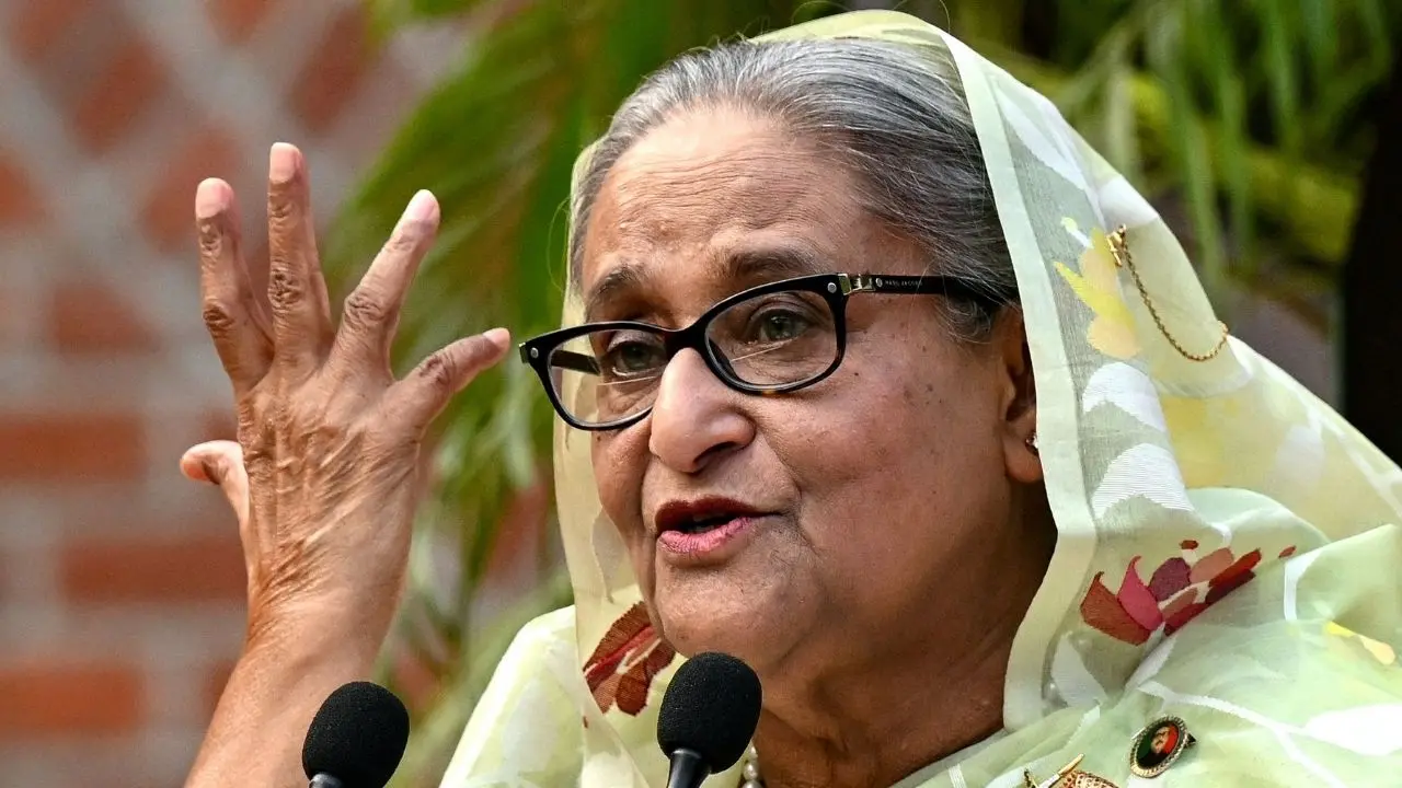 ഷെയ്ഖ് ഹസീന | Photo: AFP