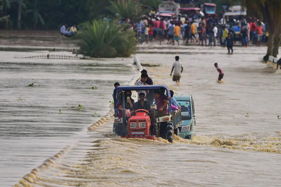 Assam flood death toll has risen to 80, with over 2.12 lakh people affected across eight districts