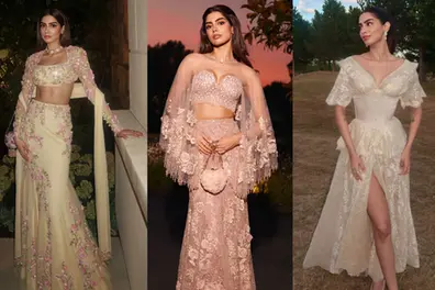 Khushi Kapoor's 3 couture looks from friend's London wedding deserve your mood board