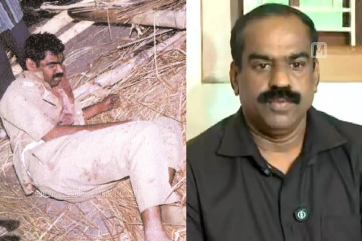 മുത്തങ്ങയിൽ കൊല്ലപ്പെട്ട പോലീസുകാരൻ വിനോദ്, സഹോദരൻ കെ.വി ബാബു