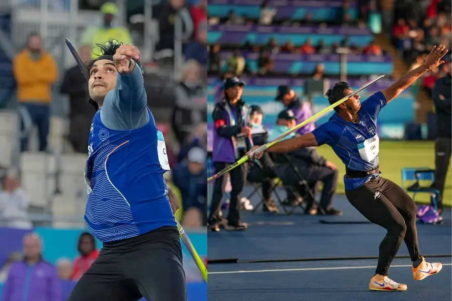 Neeraj Chopra, Yashvir Singh secure India's double podium in Commonwealth javelin final