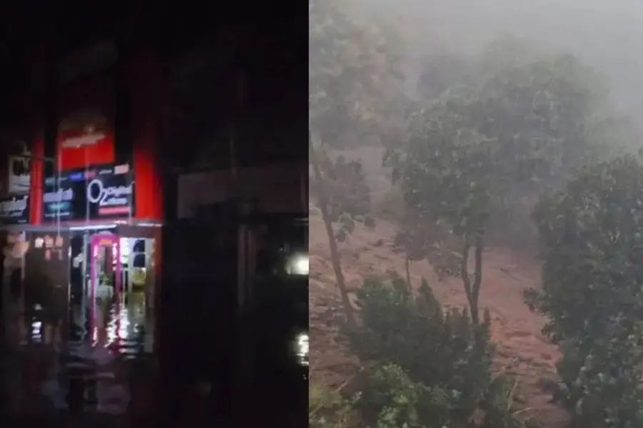 Heavy rain lashes Kerala, triggering landslides, flooding and red alerts across six districts