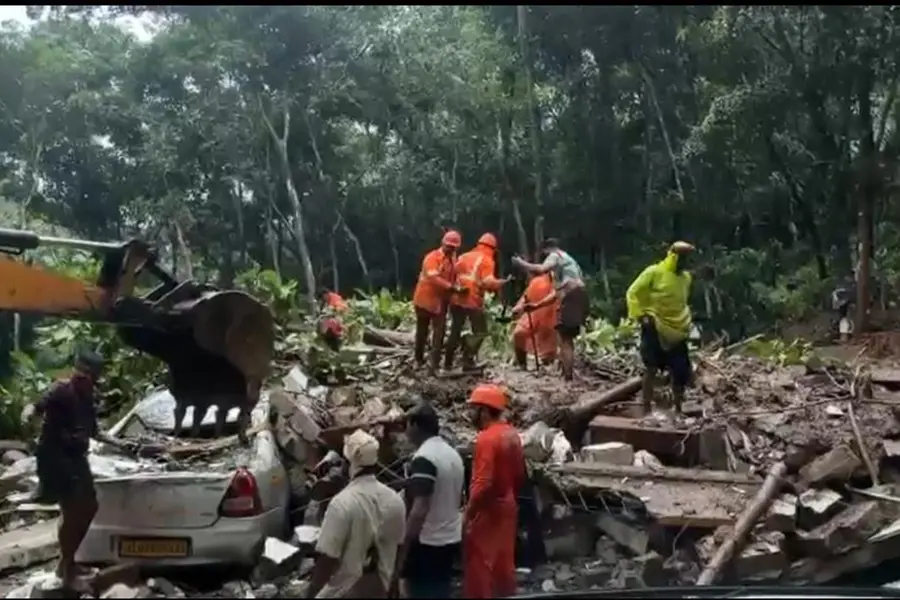 Landslides in wee hours claim two lives in Kerala; several missing