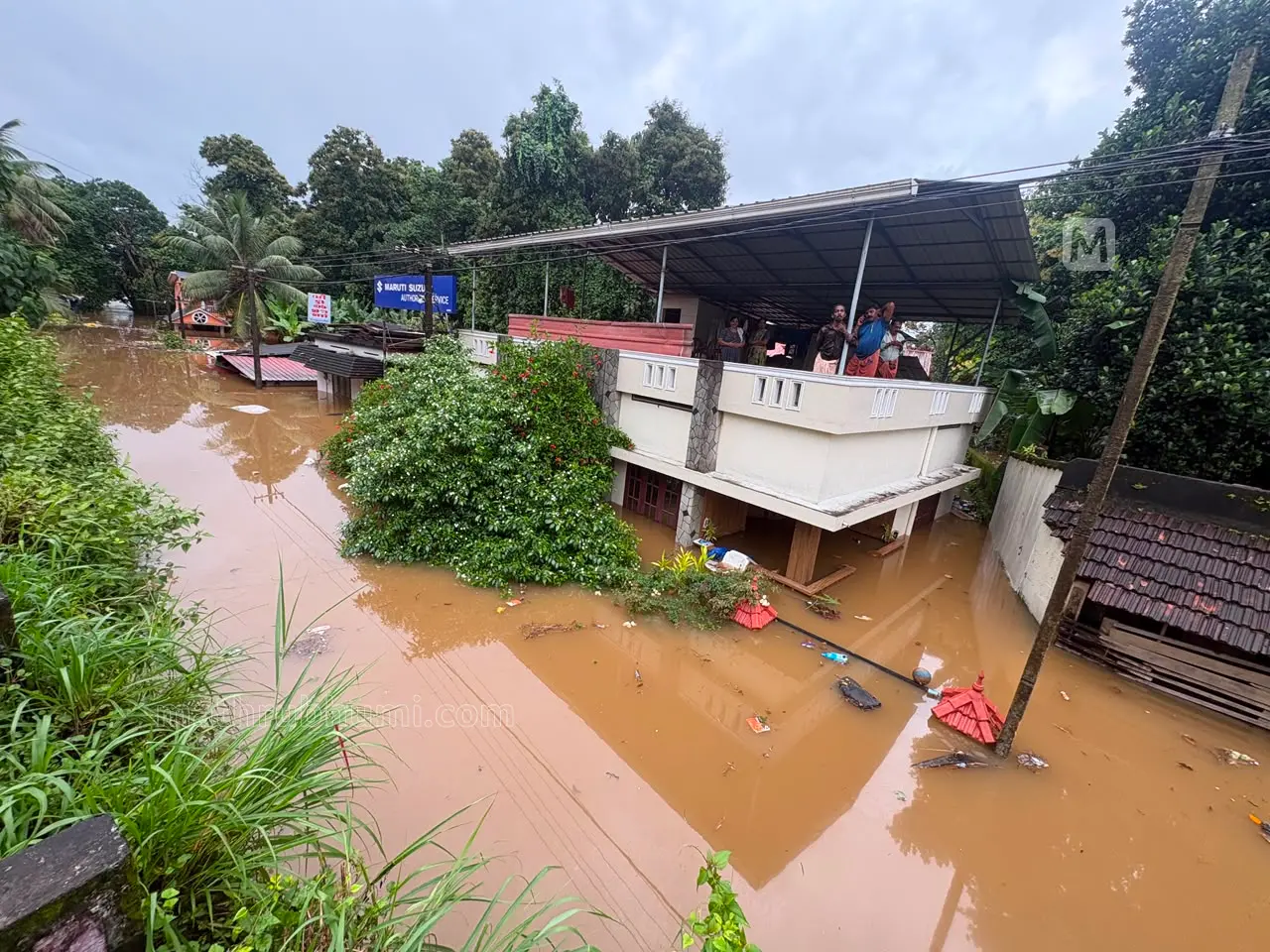 പത്തനംതിട്ട റാന്നി ഇട്ടിയപ്പാറയിലെ വീട്ടിൽ വെള്ളം കയറിയപ്പോൾ | Photo: Aravind Lenin/Mathrubhumi