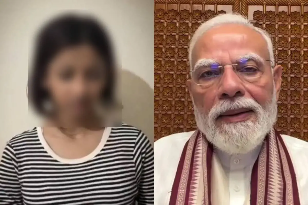 From a video circulating on social media; Prime Minister Narendra Modi