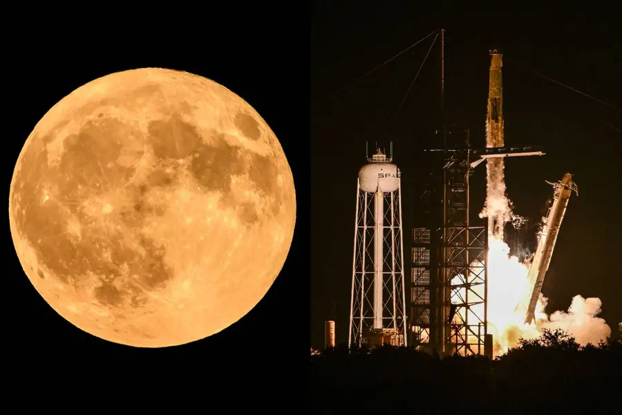 SpaceX Moon Crash