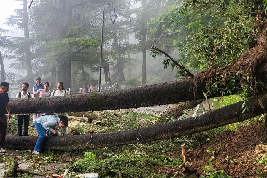 Heavy rain in Himachal Pradesh: 102 roads closed, yellow alert in effect till August 7