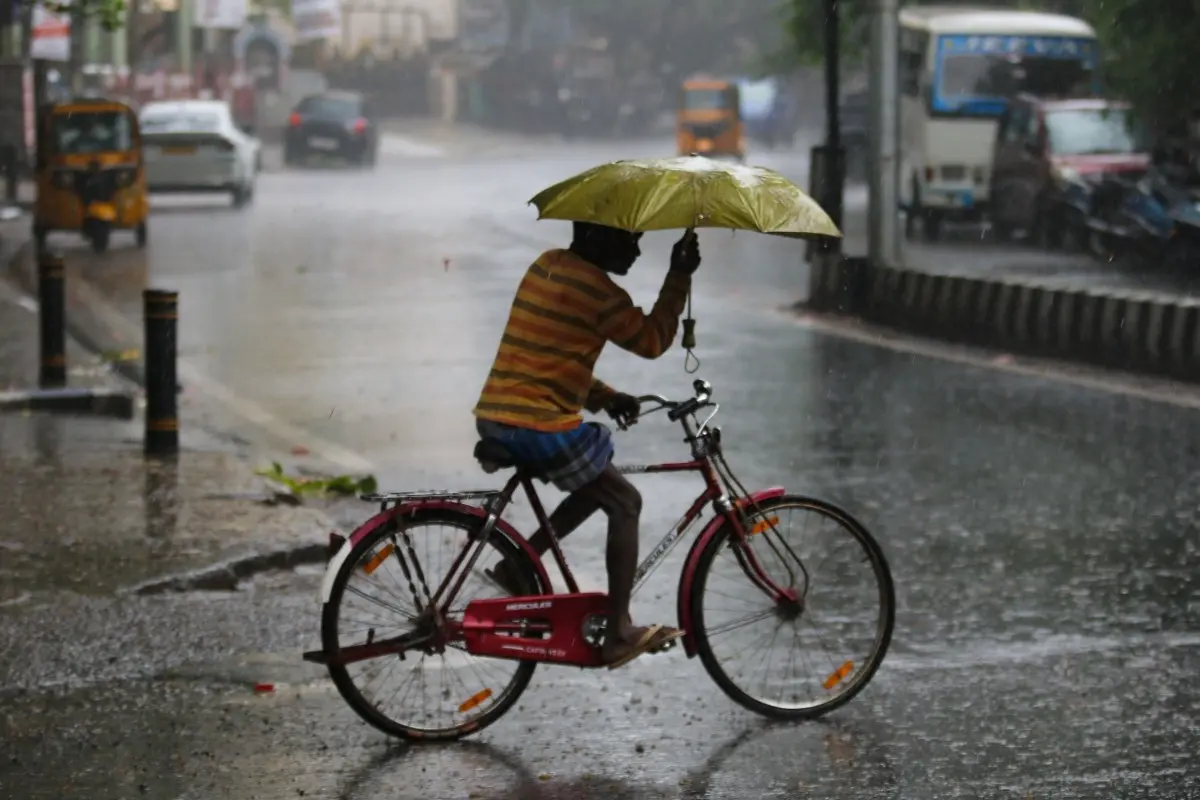 Chennai witnesses a heavy rainfall