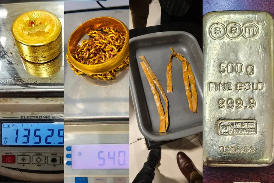 കേരളത്തിലെ വിമാനത്താവളങ്ങളിൽ വൻ സ്വർണവേട്ട: രണ്ടാഴ്ചയ്ക്കിടെ 11 കോടിയുടെ സ്വർണം പിടികൂടി, 9 അറസ്റ്റ്