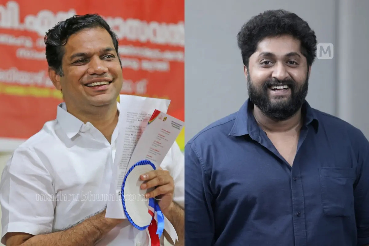 ഹൈബി ഈഡൻ, ധ്യാൻ ശ്രീനിവാസൻ | ഫോട്ടോ: മാതൃഭൂമി