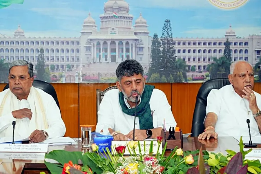 കാവേരി വിഷയത്തിൽ സർവകക്ഷി യോഗം: 'കുടിവെള്ളത്തിന് മുൻഗണന, കർഷകരെ സംരക്ഷിക്കും'; ഡി.കെ. ശിവകുമാർ